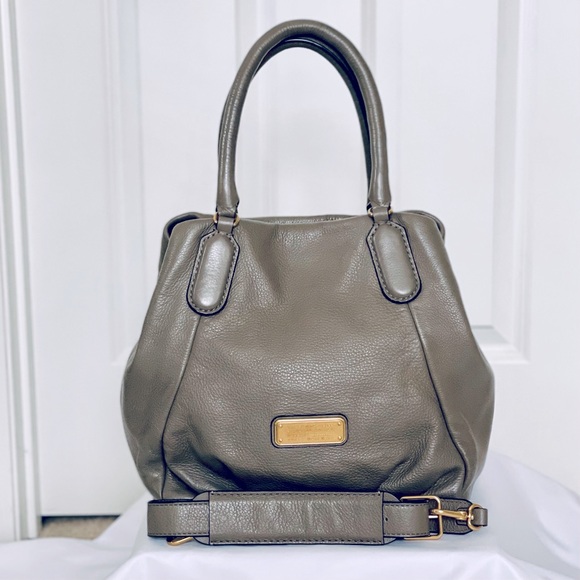 Marc by Marc Jacob Fran Grey Leather Shoulder/Tote Bag - Picture 4 of 13